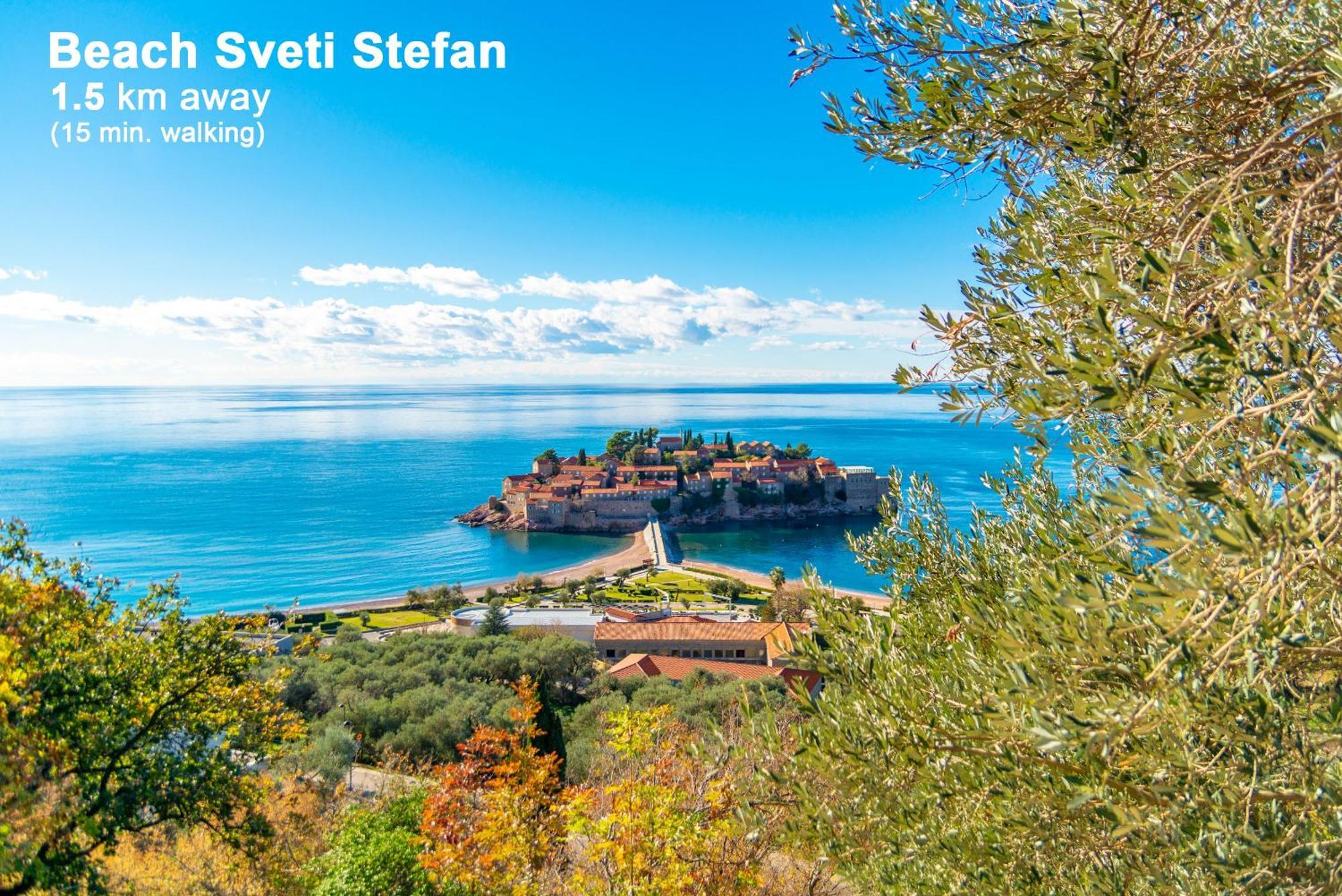 Apartments My Przno Sveti Stefan Extérieur photo